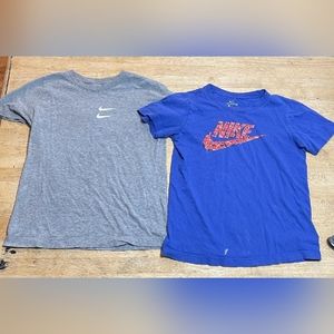 Nike t shirt×2   boys medium